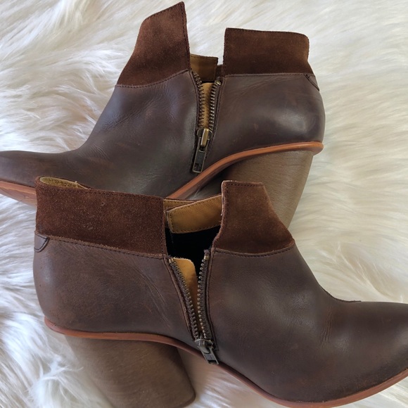 J Shoes Sienna Wrap Dark Brown Ankle Boots 40 - Picture 7 of 15